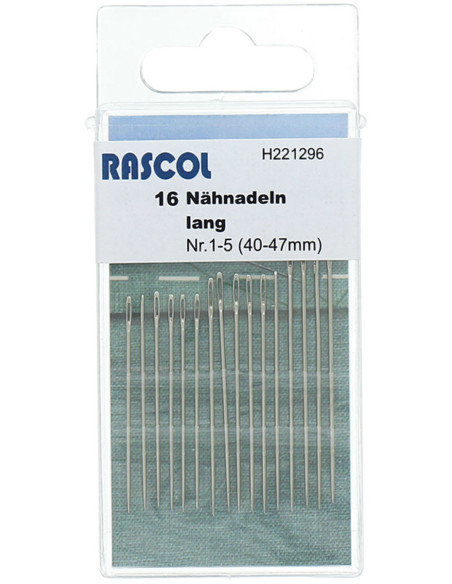 Agujas de coser largas Rascol - Surtido 1/5