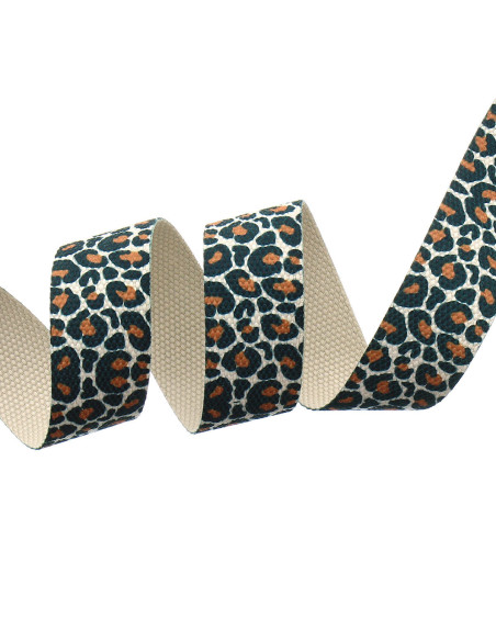 Correa de poliéster - Leopardo