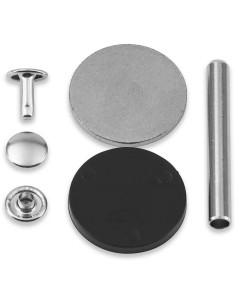 Juego de 20 remaches tubulares 4-6 mm plata VARIO Creative Tool 2