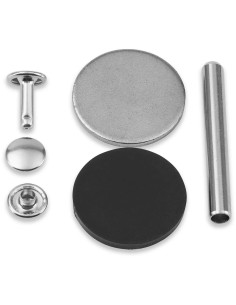 Juego de 12 remaches tubulares de 6-9 mm en plata VARIO Creative Tool 2