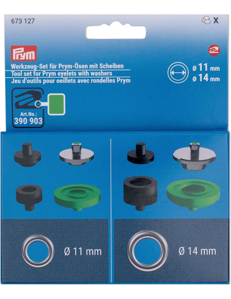 Juego de herramientas para ojales de 11 y 14 mm VARIO Creative Tool