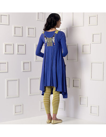 Patrón de blusa, vestido y medias - Vogue 9108