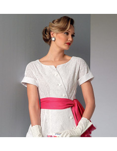 Patrón de vestido y cinturón - Vogue 9105 2