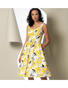 Patrón de vestido - Vogue 9100