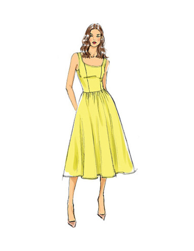 Patrón de vestido - Vogue 9100