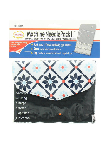 Estuche organizador para agujas de máquina de coser