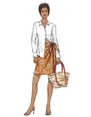 Patrón de falda - Butterick 6934
