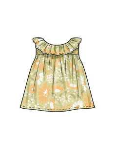 Patrón de blusa, braga y sombrero - Butterick 6935 2