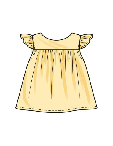 Patrón de blusa, braga y sombrero - Butterick 6935
