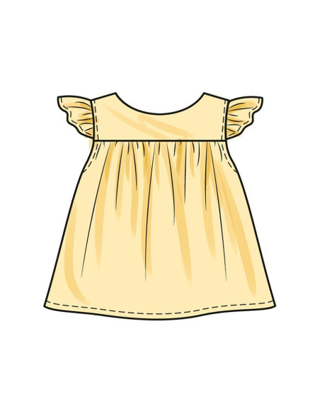 Patrón de blusa, braga y sombrero - Butterick 6935