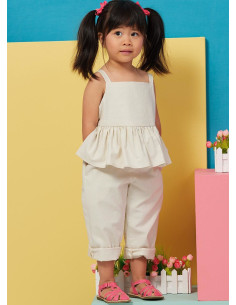 Patrón de peto y vestido - Butterick 6936