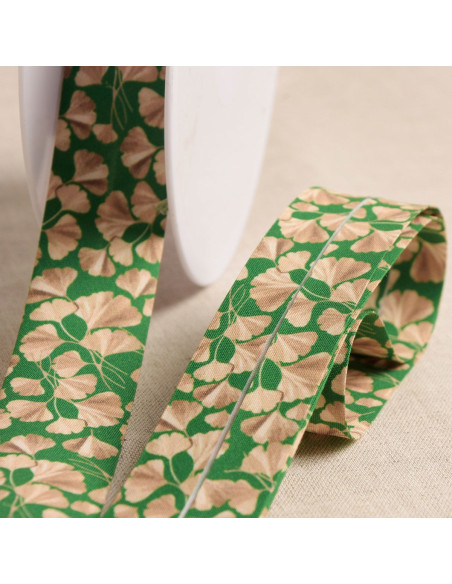 Sesgo ginkgo - Verde oscuro