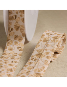 Sesgo ginkgo - Beige