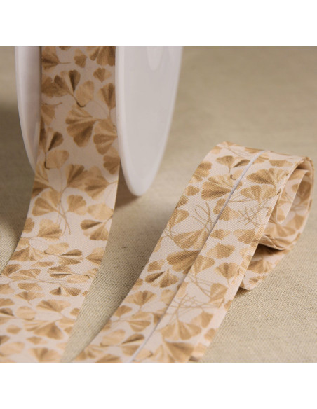 Sesgo ginkgo - Beige