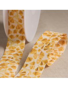 Sesgo ginkgo - Amarillo paja
