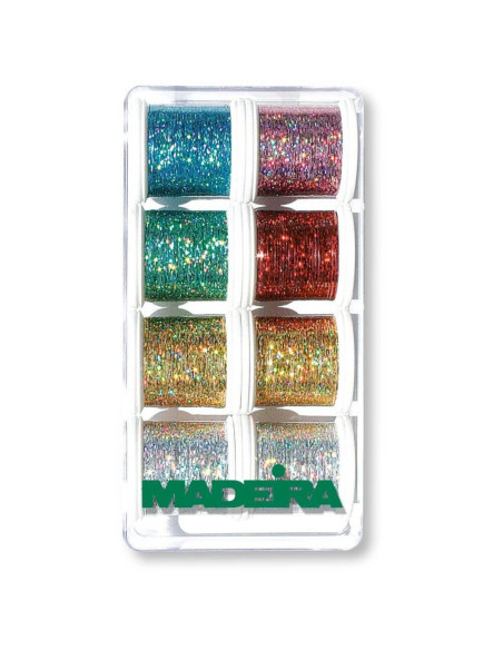 Mini caja de hilos para bordar Spectra Madeira