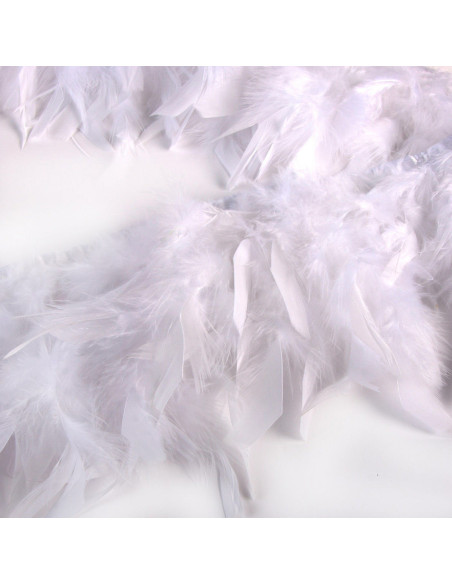 Flecos de plumas - Blanco óptico