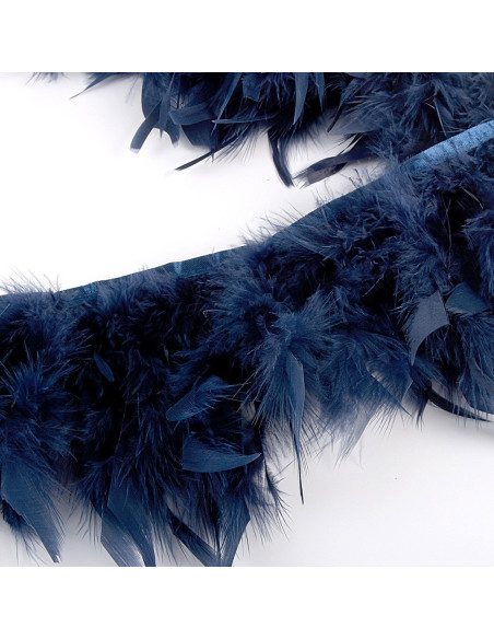 Flecos de plumas - Azul marino