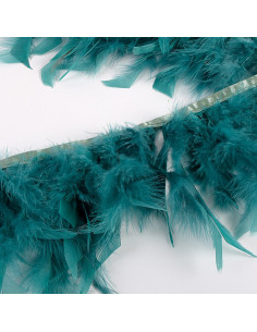 Flecos de plumas - Azul pato