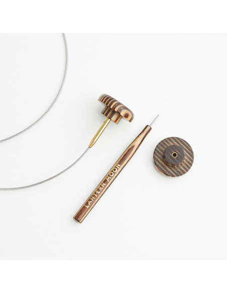 Juego de 2 cables fijos y accesorios Lantern Moon