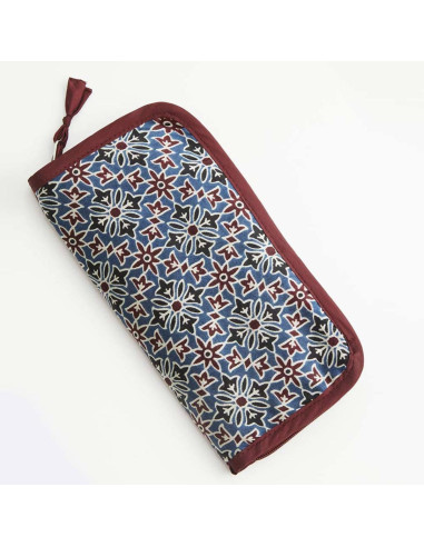 Estuche para agujas de tejer de doble punta Ajrak Lantern Moon