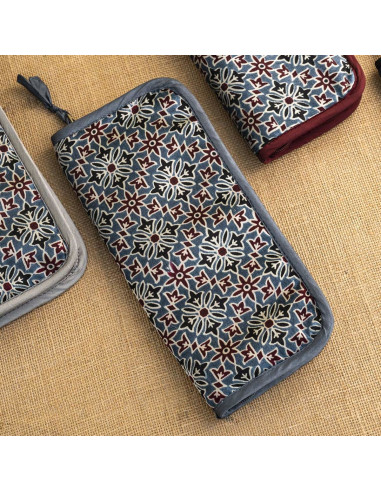 Estuche para agujas de tejer intercambiables Ajrak Lantern Moon