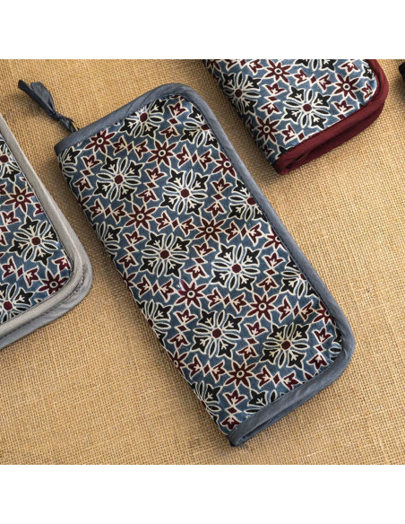 Estuche para agujas de tejer intercambiables Ajrak Lantern Moon