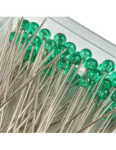 Caja de 100 alfileres superfinos para acolchado Clover