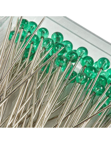 Caja de 100 alfileres superfinos para acolchado Clover