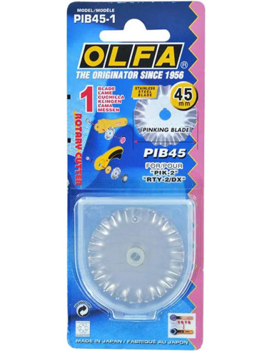 1 hoja de repuesto para cortador dentado - 45 mm