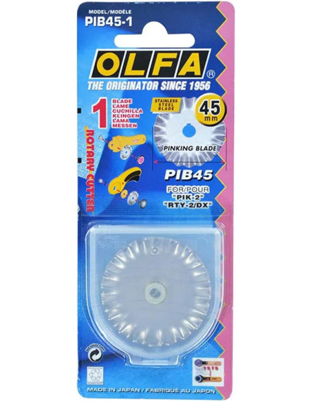 1 hoja de repuesto para cortador dentado - 45 mm