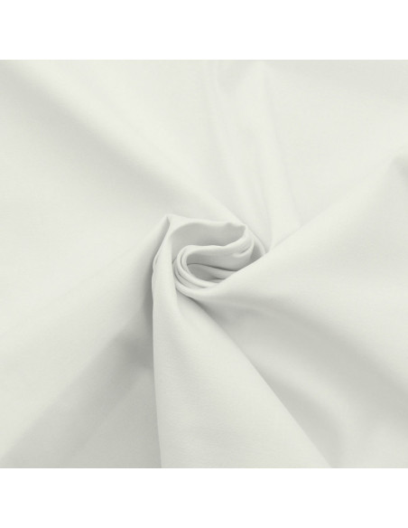 Tejido gabardina de algodón elástico - Crudo