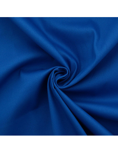 Tejido gabardina de algodón elástico - Azul