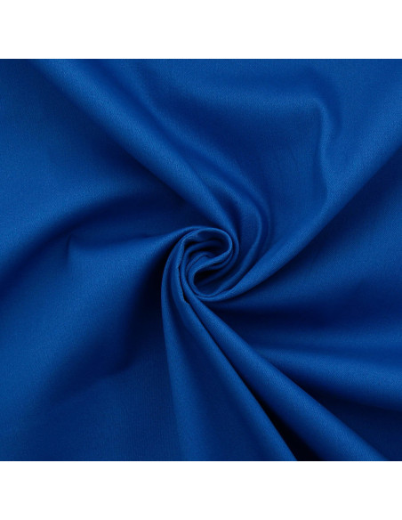 Tejido gabardina de algodón elástico - Azul