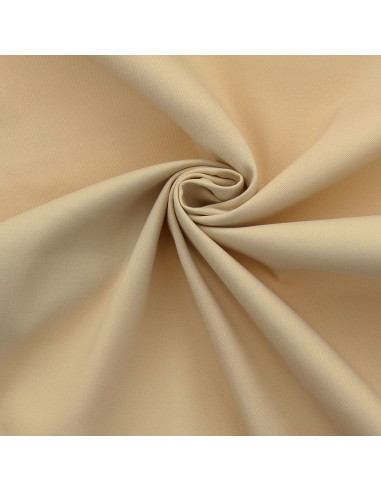 Tejido gabardina de algodón elástico - Champán