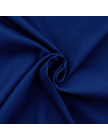 Tejido gabardina de algodón elástico - Azul oscuro
