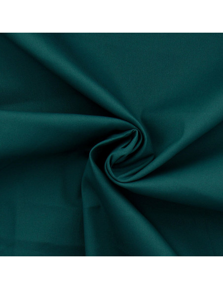 Tejido gabardina de algodón elástico - Azul petróleo