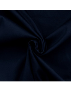 Tejido gabardina de algodón elástico - Azul marino