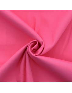 Tejido gabardina de algodón elástico - Fucsia