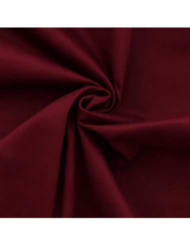 Tejido gabardina de algodón elástico - Burdeos