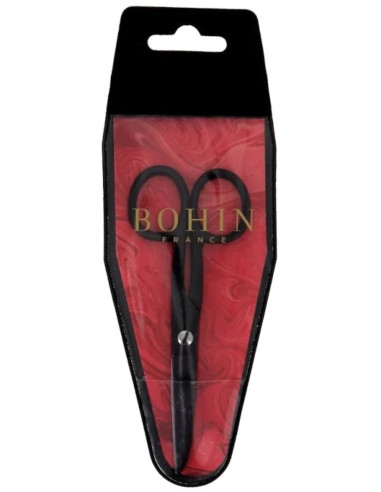 Tijeras de costura epoxi 11 cm - Negro mate