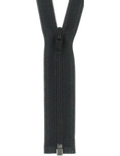 Cierre separable de nylon superfino - Negro