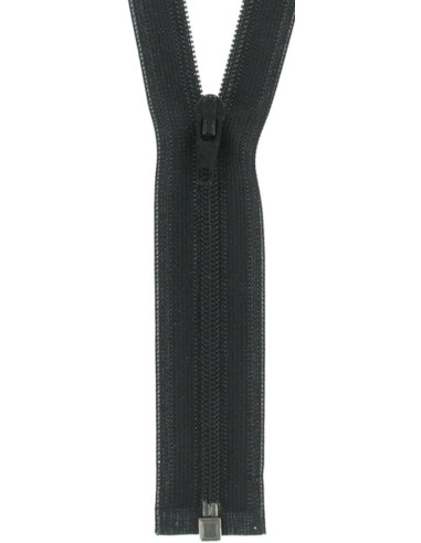 Cierre separable de nylon superfino - Negro