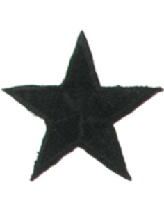 Parche termoadhesivo estrella negra