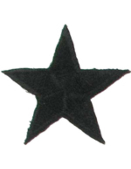 Parche termoadhesivo estrella negra