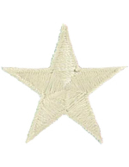 Parche termoadhesivo estrella beige