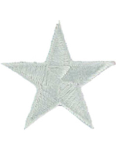 Parche termoadhesivo estrella gris