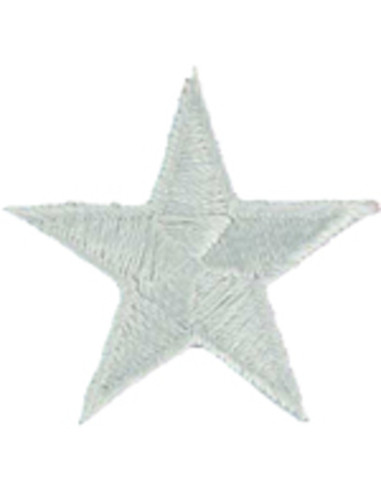 Parche termoadhesivo estrella gris