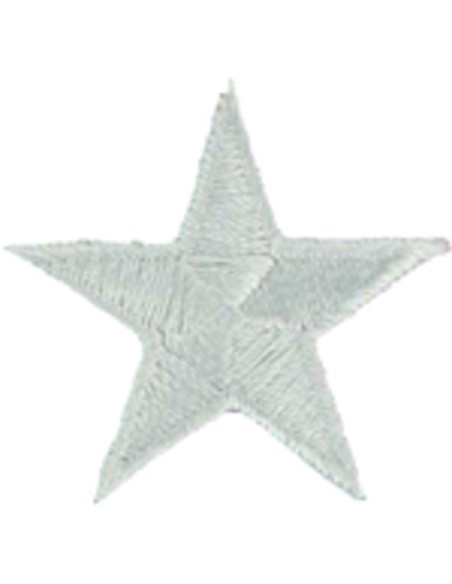 Parche termoadhesivo estrella gris