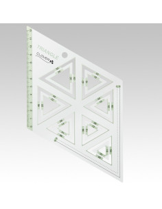 Plantilla de patchwork triángulos Clover 2